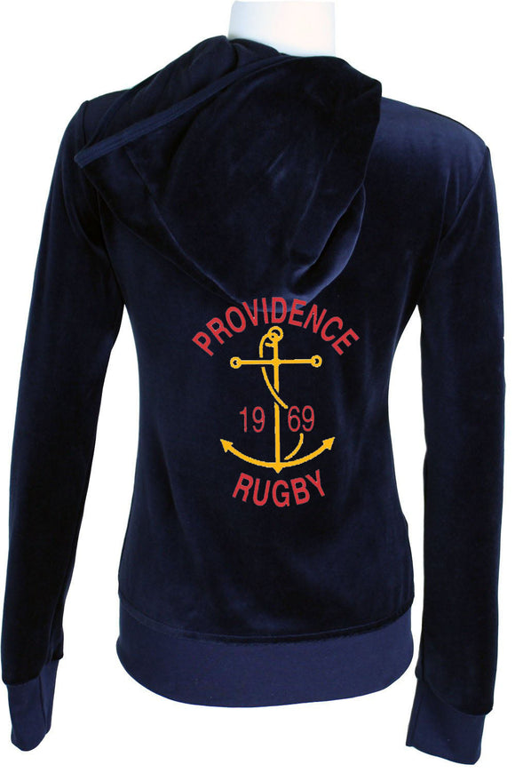 providence rugby velour tracksuit, sweatsedo, custom embroidery, velour tracksuit, jogger, jogging suit, sweats, sweatsuit, hoodie, womens sweatsuit