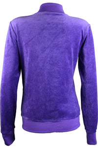 Purple Passion Zip Collar Jacket