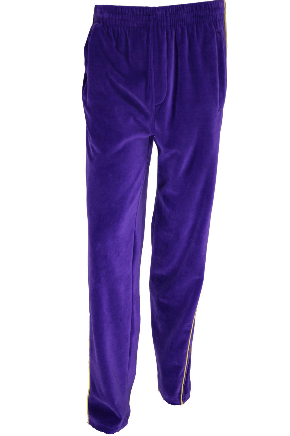 Mens Purple Velour Pants, Sweatpants