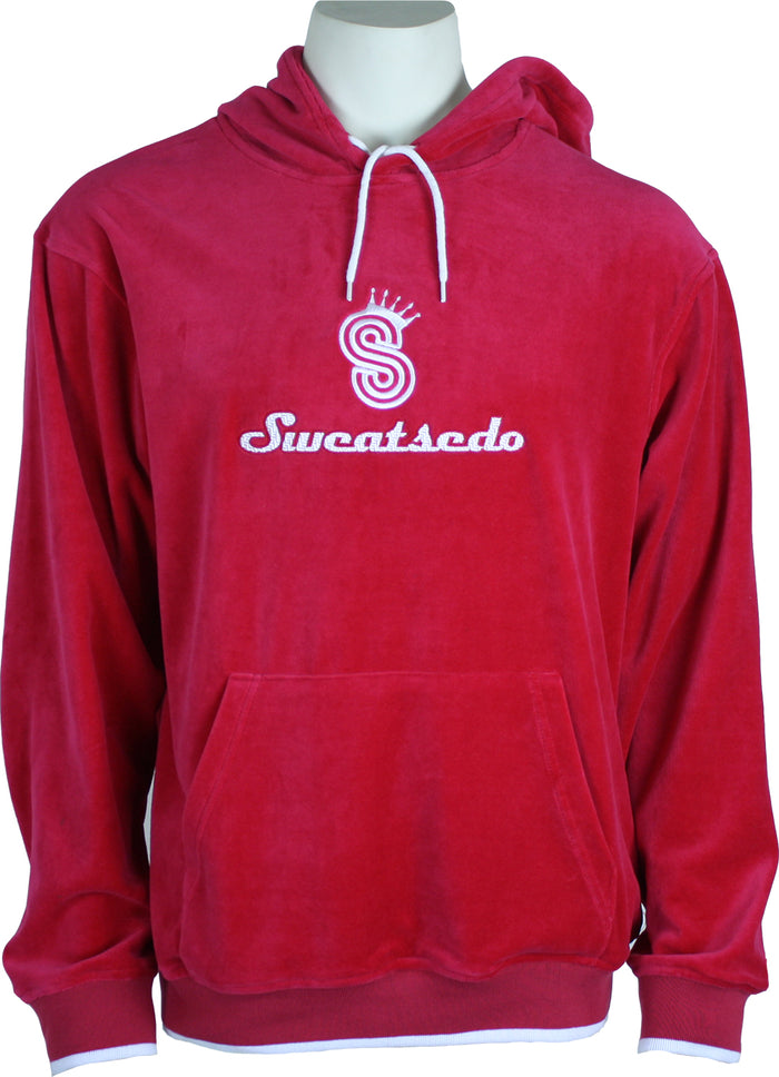 Red Logo Hooded Sweatshirt