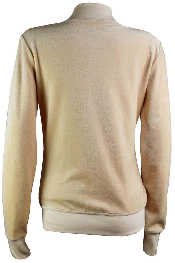 Tan Zip Collar Jacket