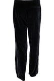 mens black velour tracksuit with custom embroidery. The Pescado Lounge Sweatsedo is a black tracksuit with custom embroidery on the front and back of the jacket. Order yours today from Sweatsedo. Mens jogging outfit