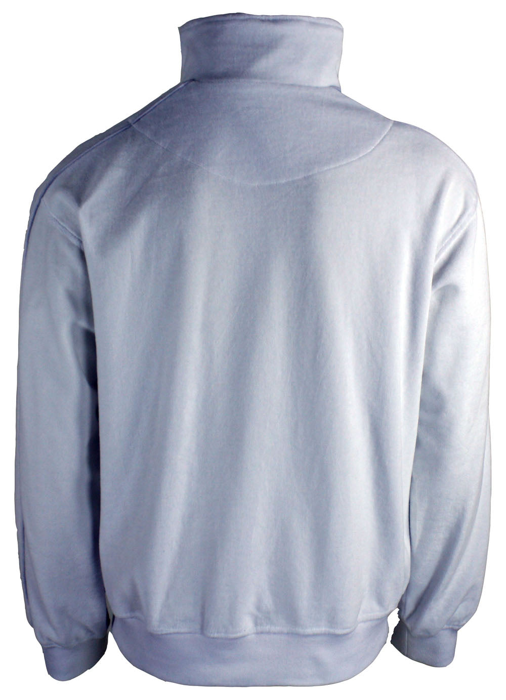 Mens Solid White Velour Jacket | Track Jacket | Sweatsedo YB 