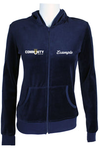 Community Beer Womens Zip Hoodie