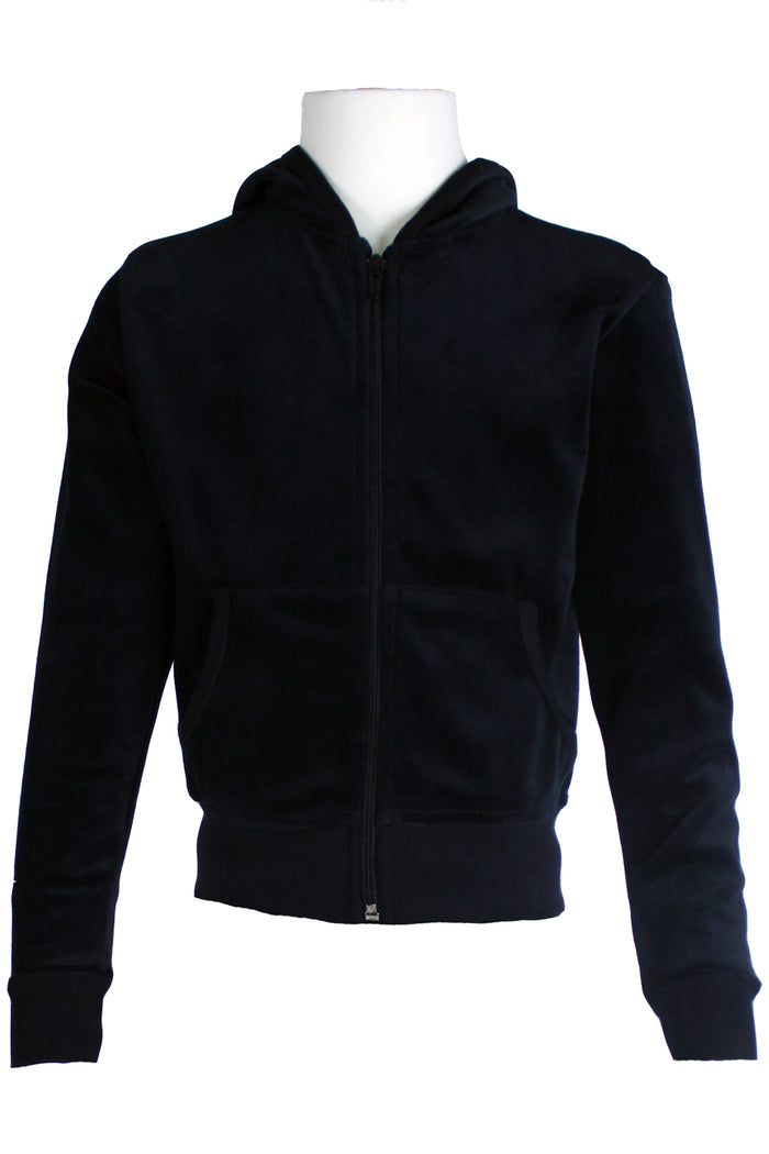Youth Black Zip Hoodie