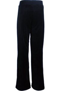 Youth Black Velour Pants