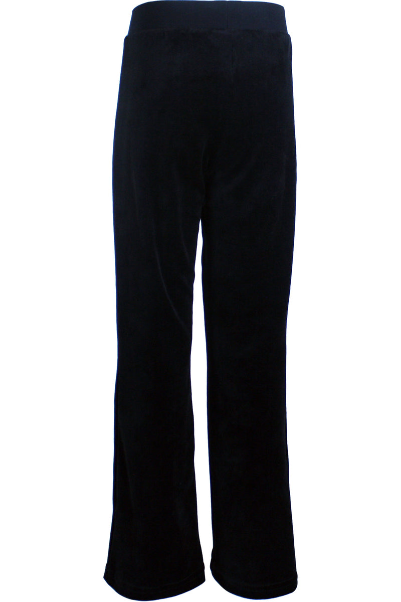 Youth Black Velour Pants
