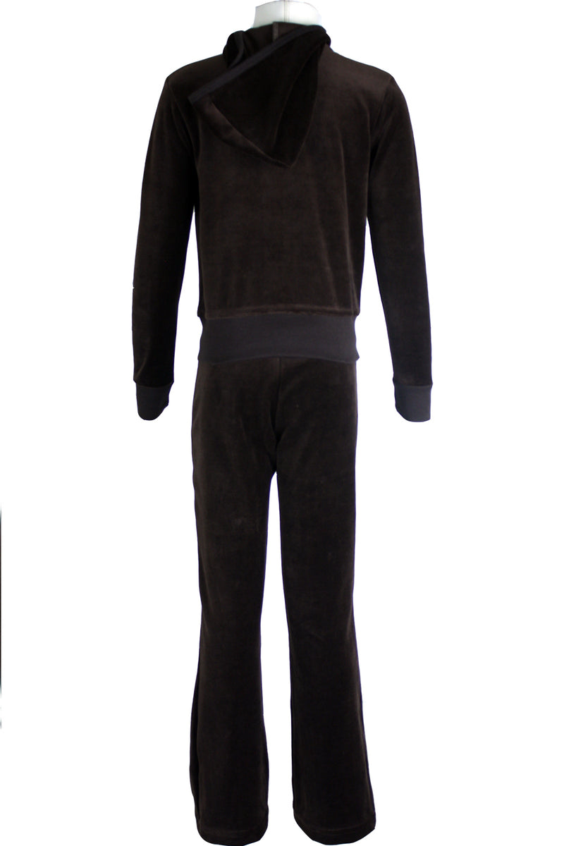 Youth Coffee Brown Zip Hoodie