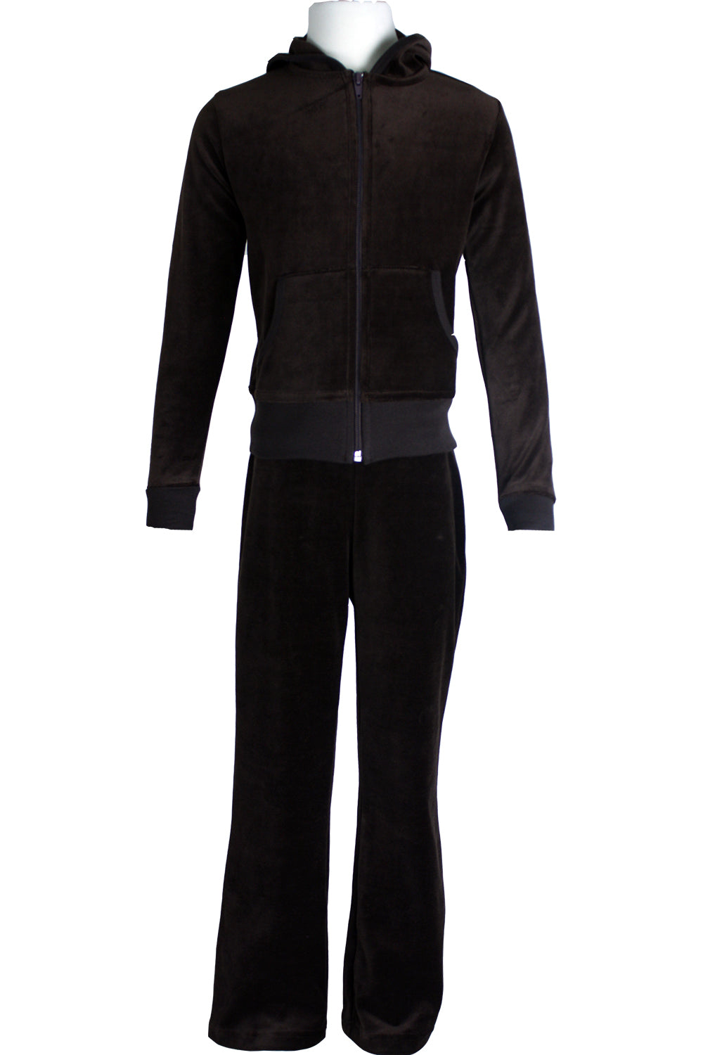 Youth Coffee Brown Zip Hoodie