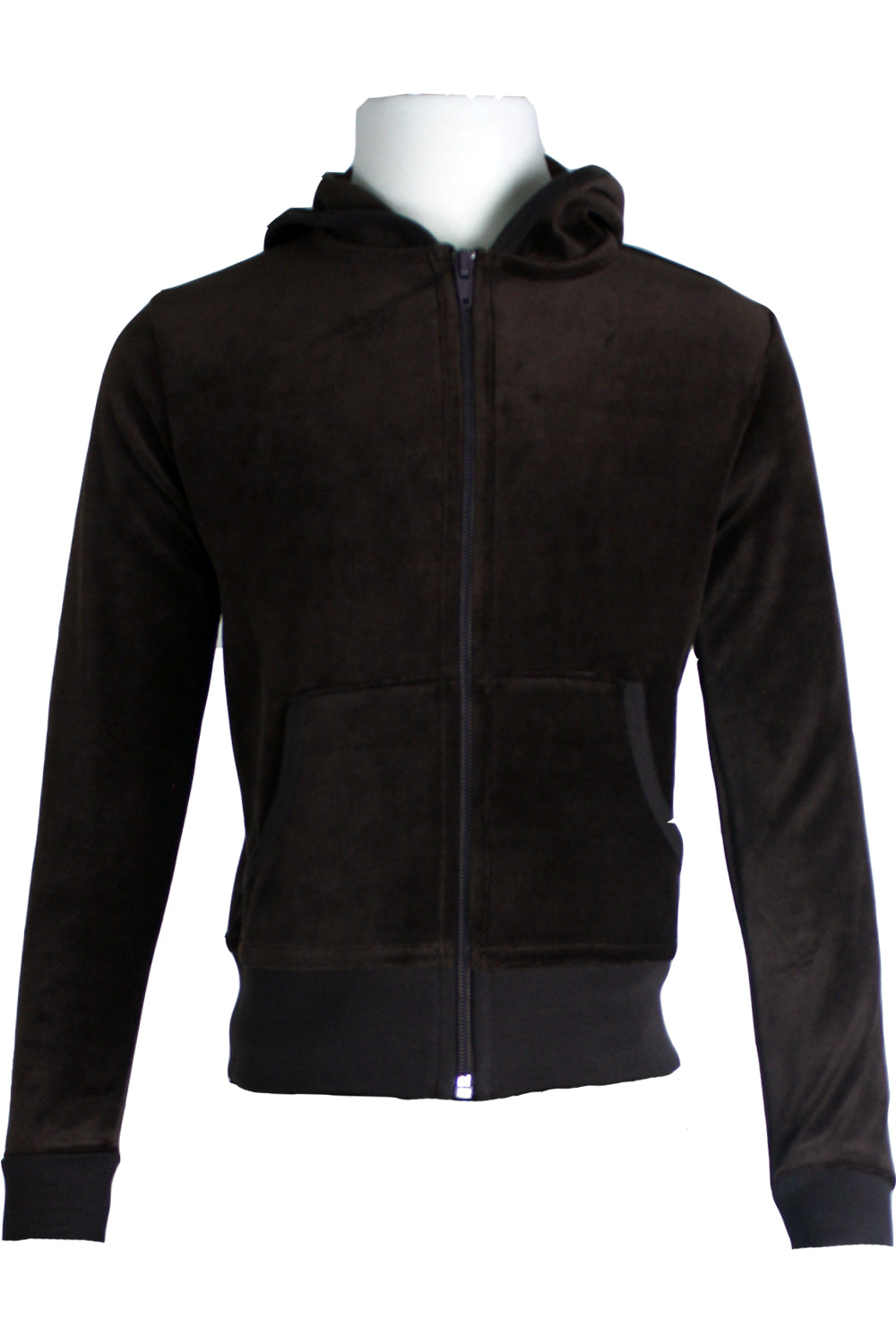 Youth Coffee Brown Zip Hoodie