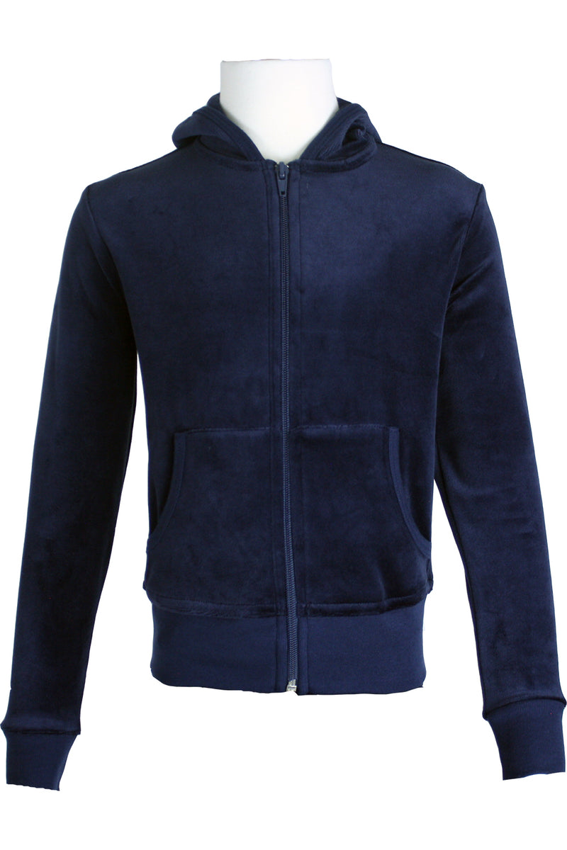Youth Navy Blue Zip Hoodie