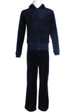 Youth Navy Blue Velour Pants