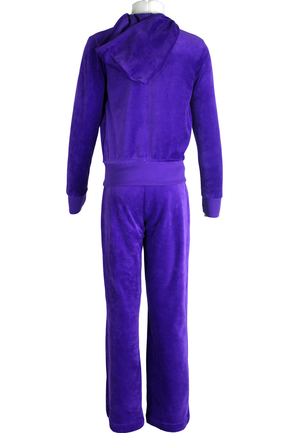 Youth Purple Velour Pants