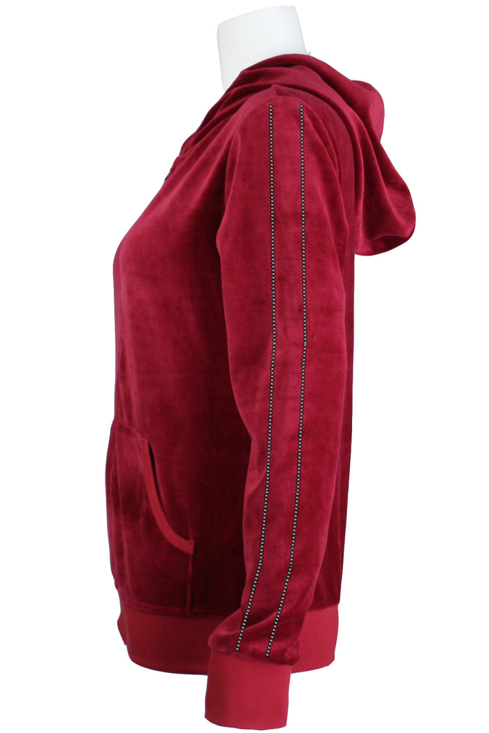 Pinot Velour Zip Hoodie